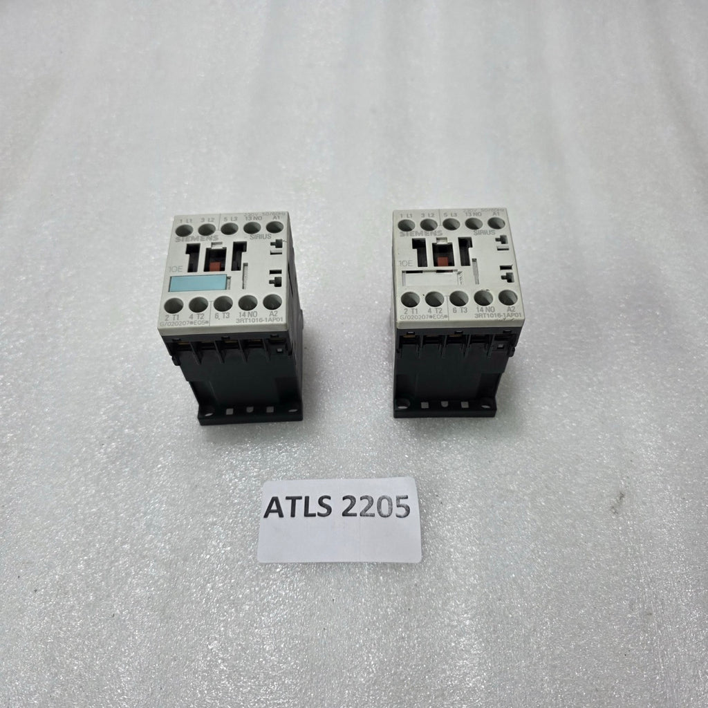 SIEMENS SIRIUS 3RT1016-1AP01 AC CONTACTOR 9A 3 POLE | 1NO | COIL 230V 50/60HZ