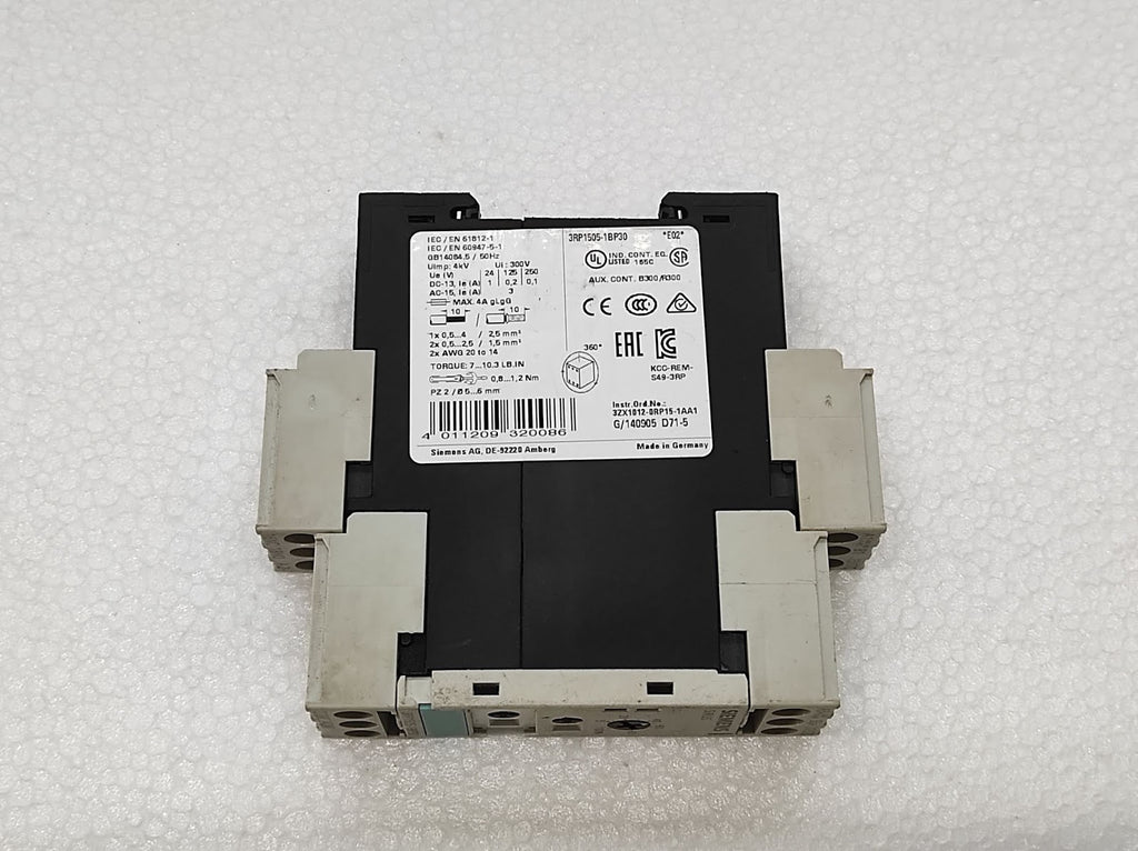 LOT OF 3 X SIEMENS 3RP1505-1BP30 TIME DELAY RELAY 3RP15051BP30 LOT OF 3