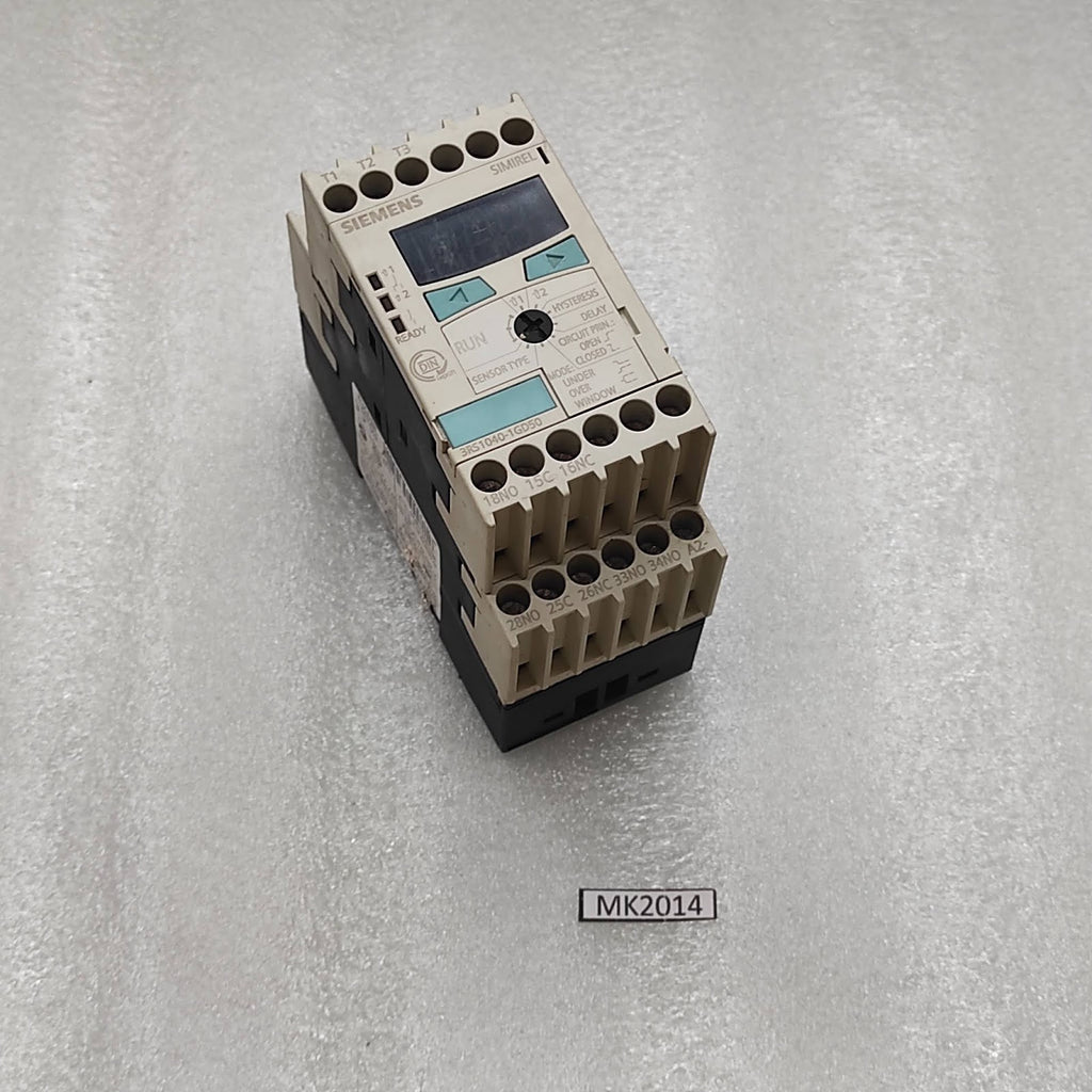 SIEMENS 3RS1040-1GD50 TEMPERATURE MONITORING RELAY