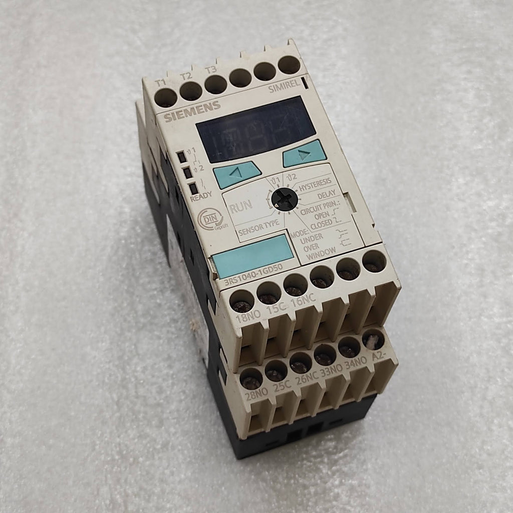 SIEMENS 3RS1040-1GD50 TEMPERATURE MONITORING RELAY