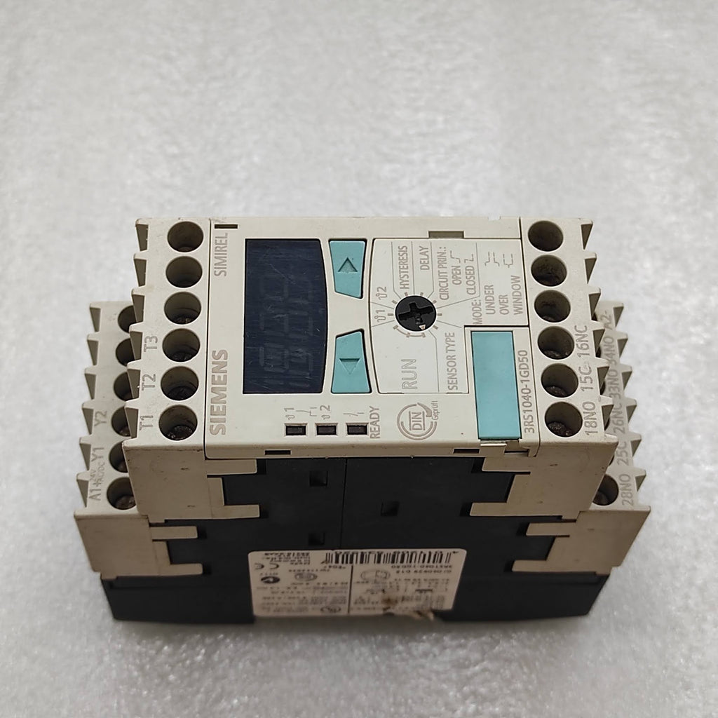 SIEMENS 3RS1040-1GD50 TEMPERATURE MONITORING RELAY