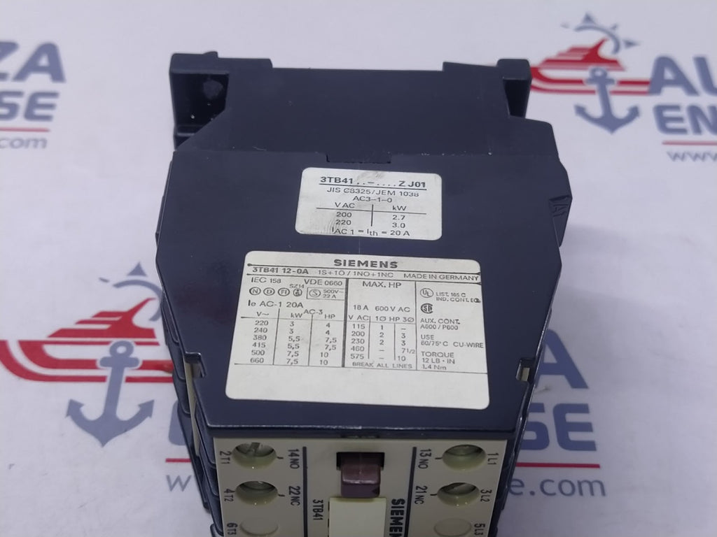 Siemens 3TB41 12-0A Contactor Coil Voltage 440V