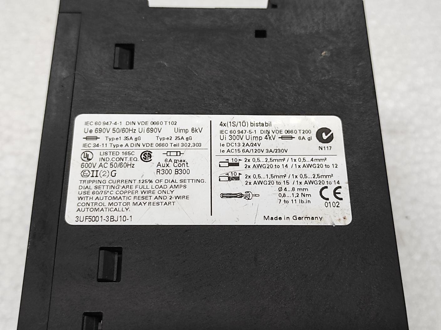 Siemens 3UF5001-3BJ10-1 Simocode-Dp Basic Unit
