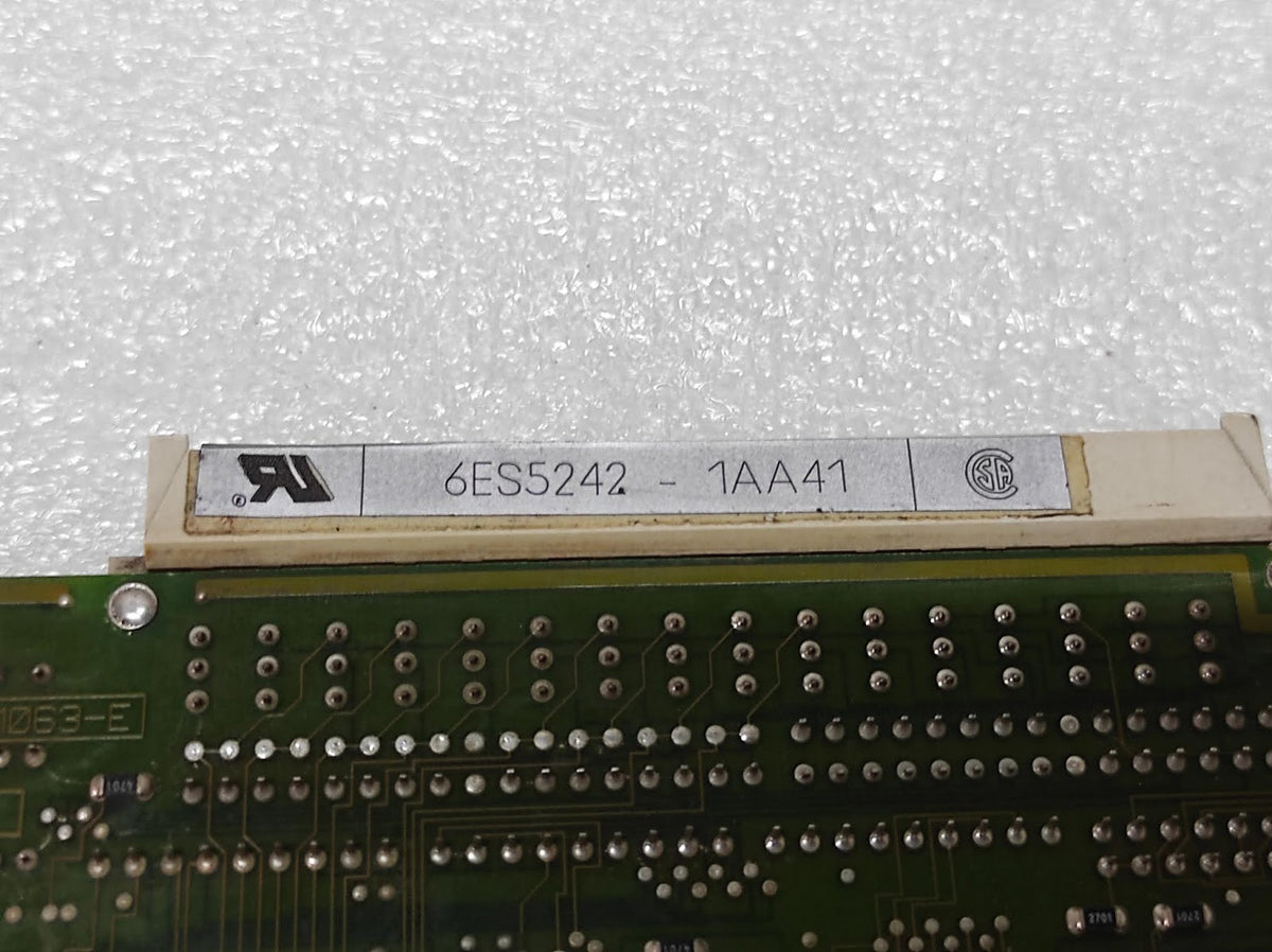 SIEMENS 6ES5 242-1AA41 COUNTER MODULE