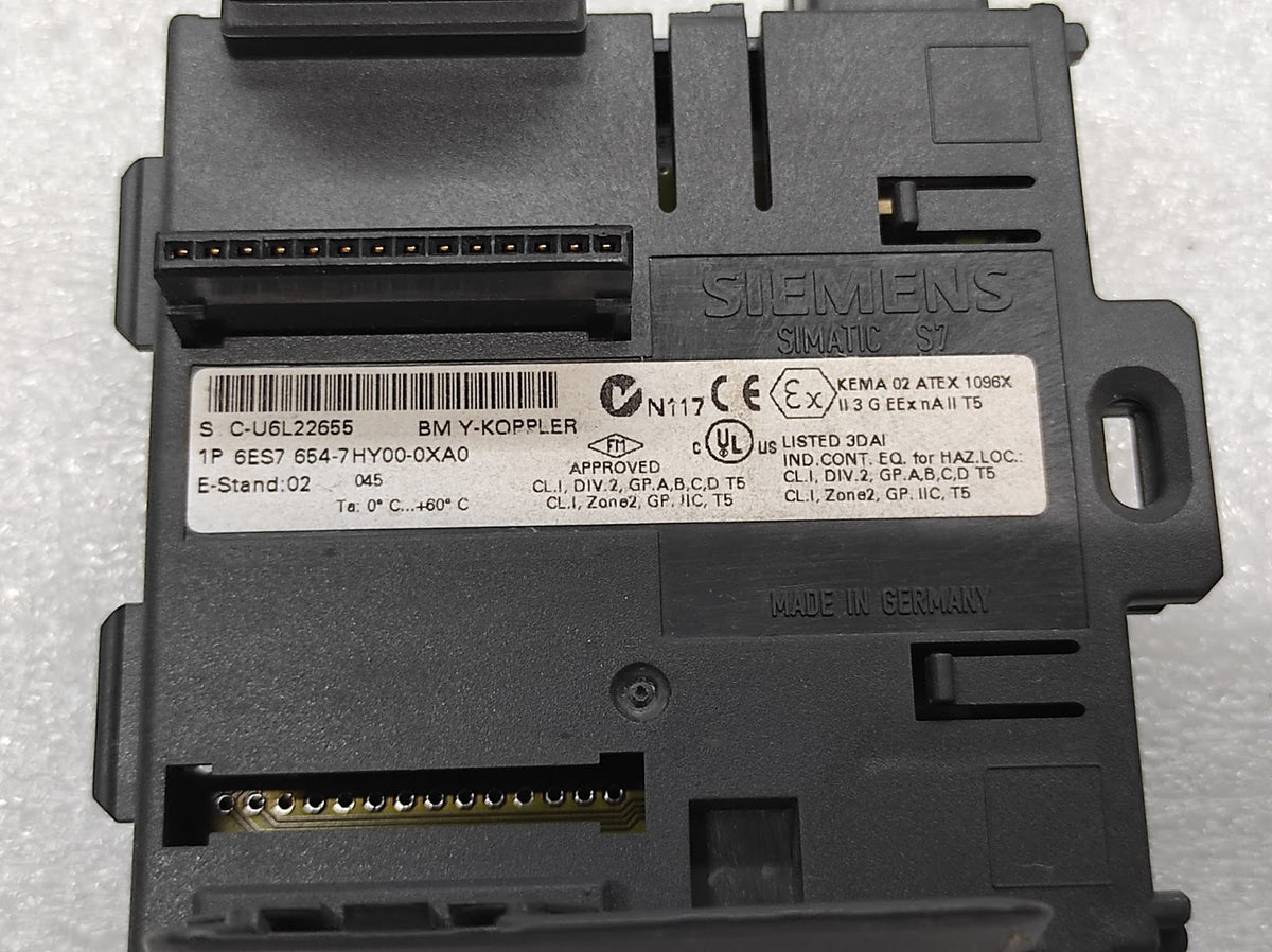 SIEMENS 6ES7 654-7HY00-0XA0 BM Y-KOPPLER