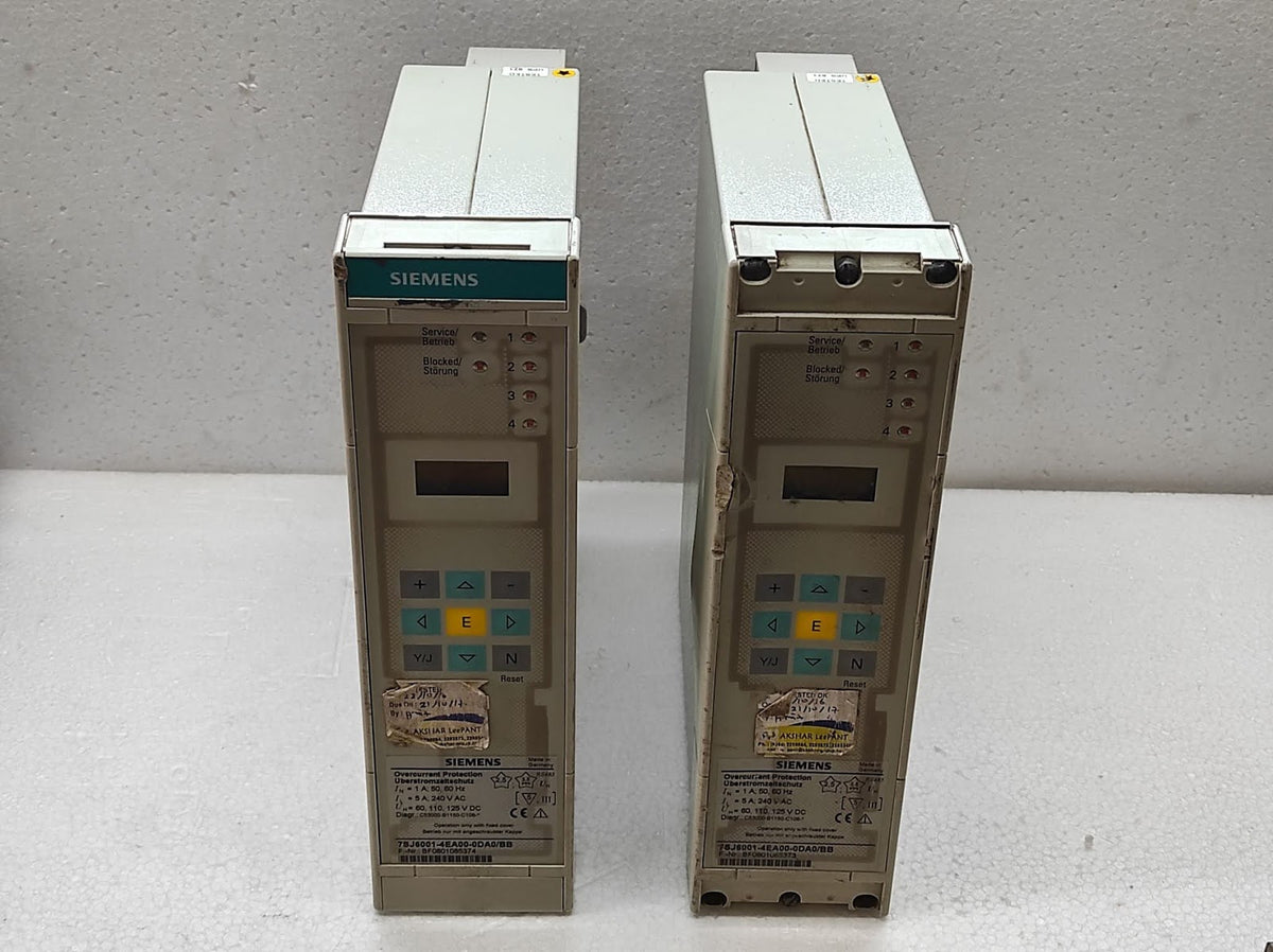 SIEMENS 7SJ6001-4ES00-0DA0/BB OVERCURRENT PROTECTION