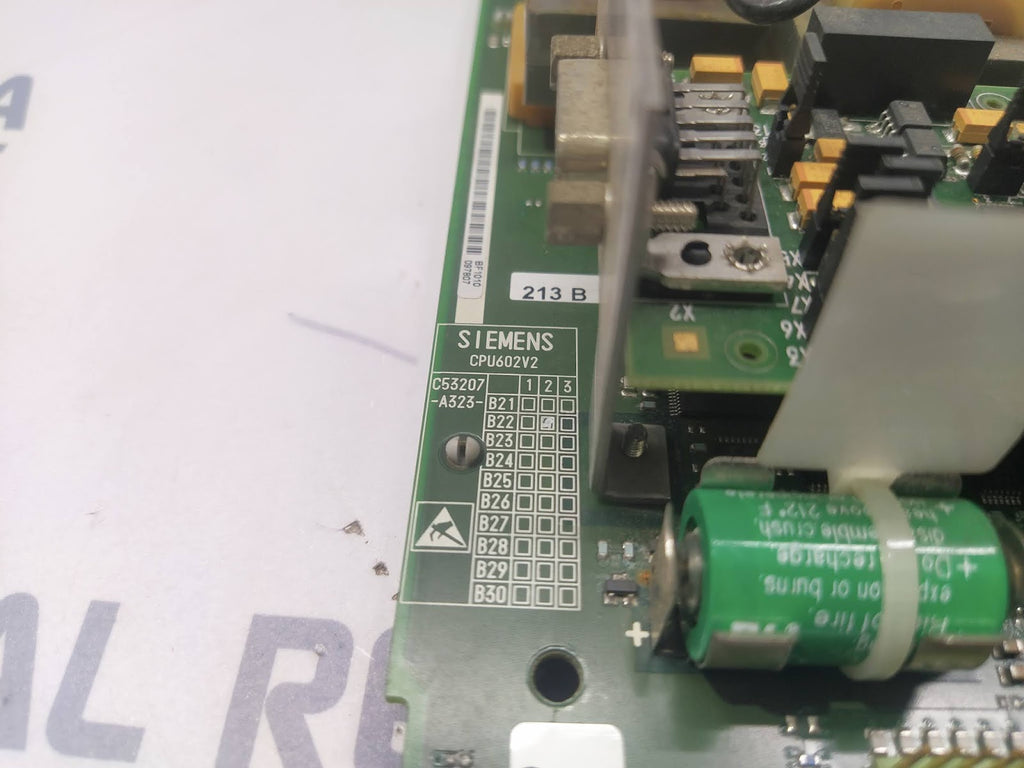 SIEMENS CPU602V2 C53207-A323-B22-2 PCB C53207A323B22