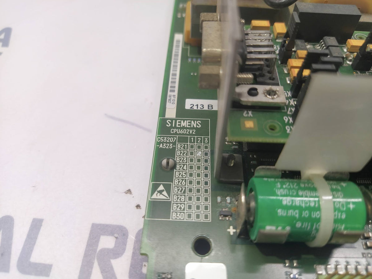 SIEMENS CPU602V2 C53207-A323-B22-2 PCB C53207A323B22