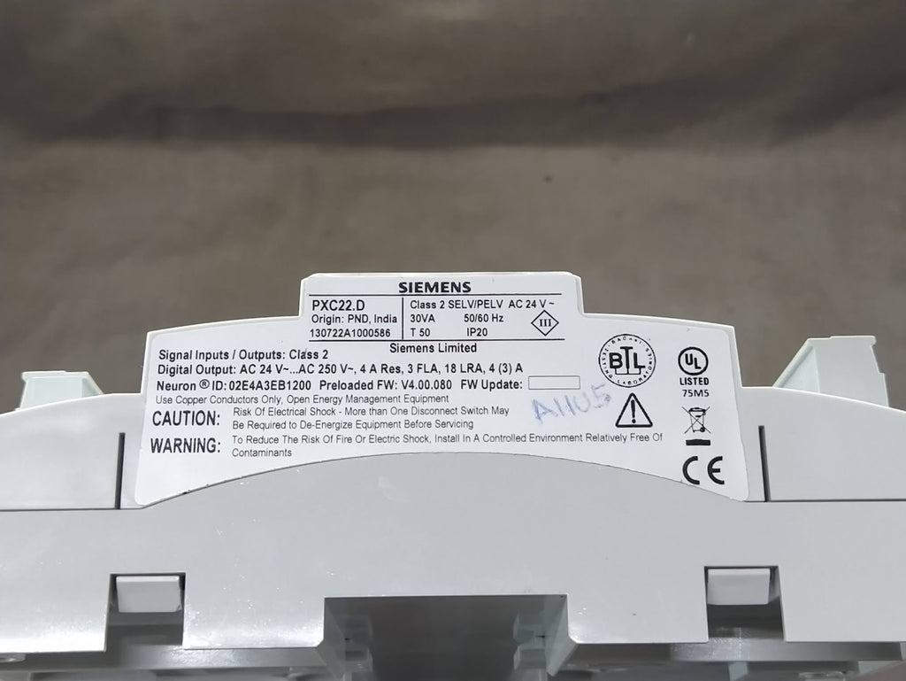 Siemens PXC22.D Automation Station WITH 22 Data Points PXC22-D 24V AC