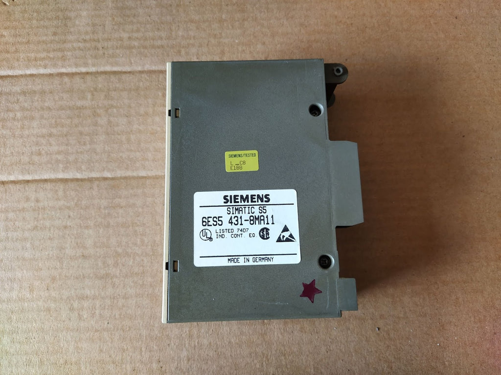 12 PC X SIEMENS SIMATIC S5 6ES5 431-8MA11 DIGITAL INPUT MODULE LOT OF 12 PC
