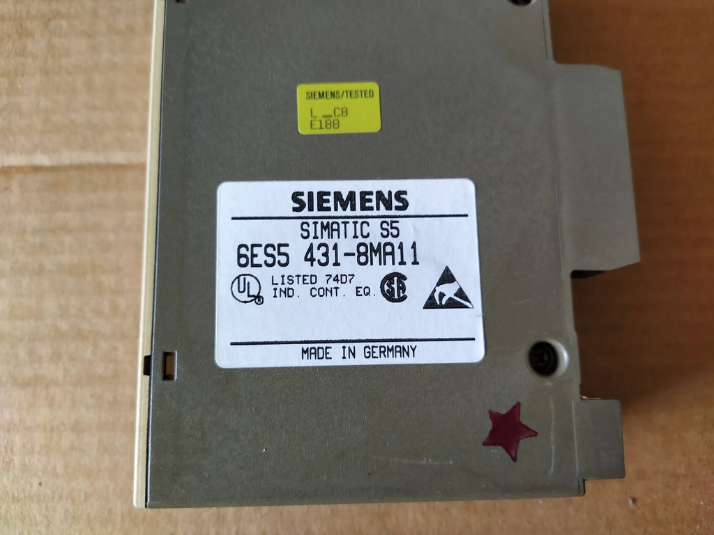 12 PC X SIEMENS SIMATIC S5 6ES5 431-8MA11 DIGITAL INPUT MODULE LOT OF 12 PC