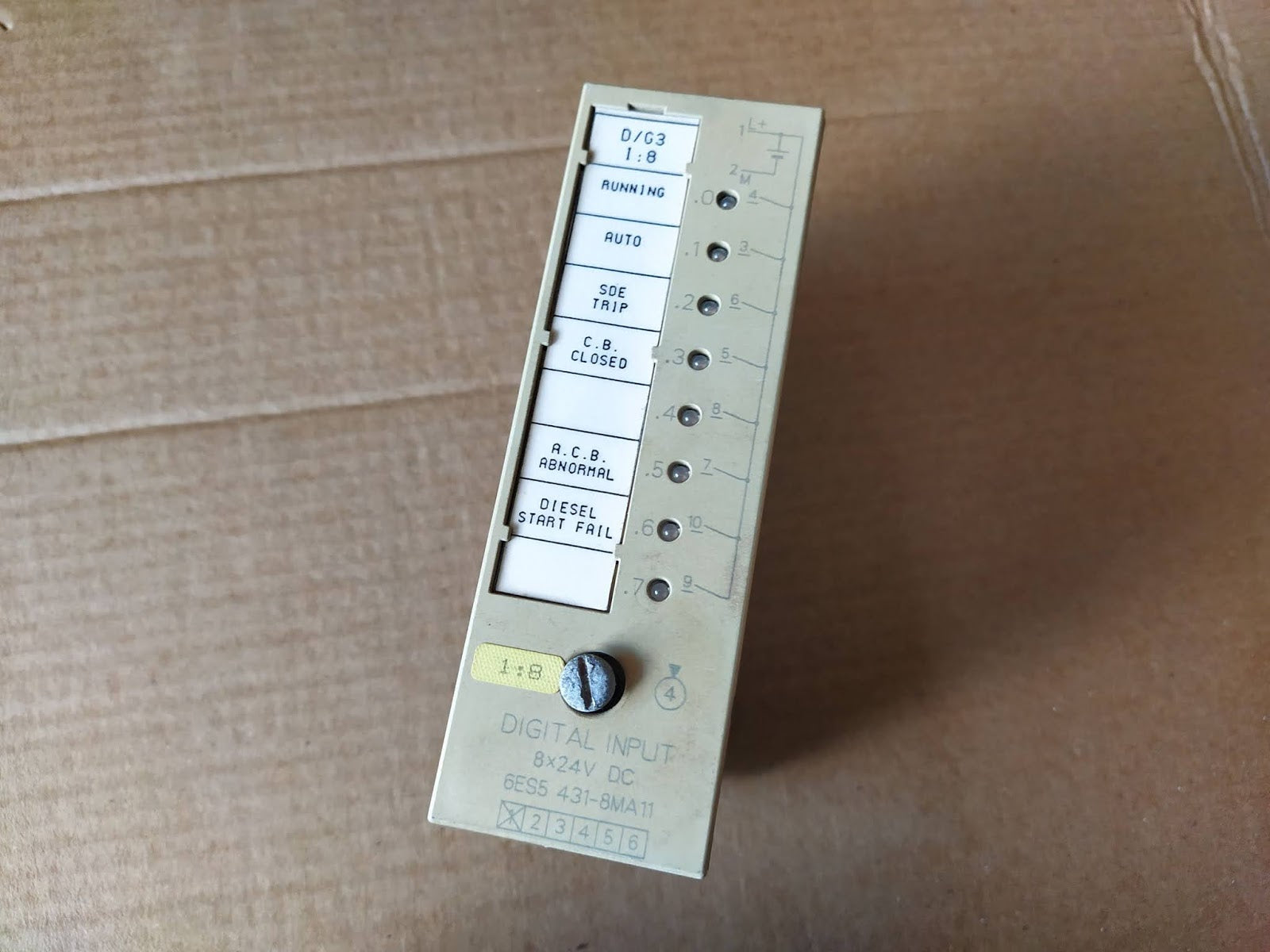 12 PC X SIEMENS SIMATIC S5 6ES5 431-8MA11 DIGITAL INPUT MODULE LOT OF 12 PC