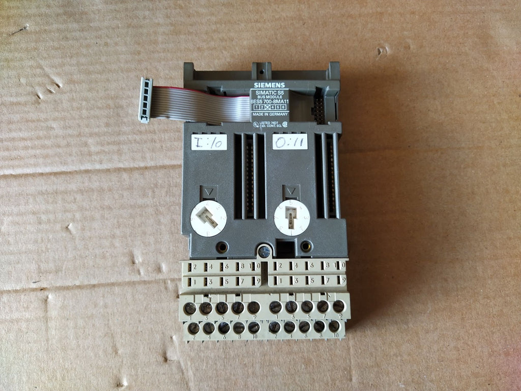 9 UNIT X SIEMENS SIMATIC S5 6ES5 700-8MA11 BUS MODULE LOT OF 9 PC