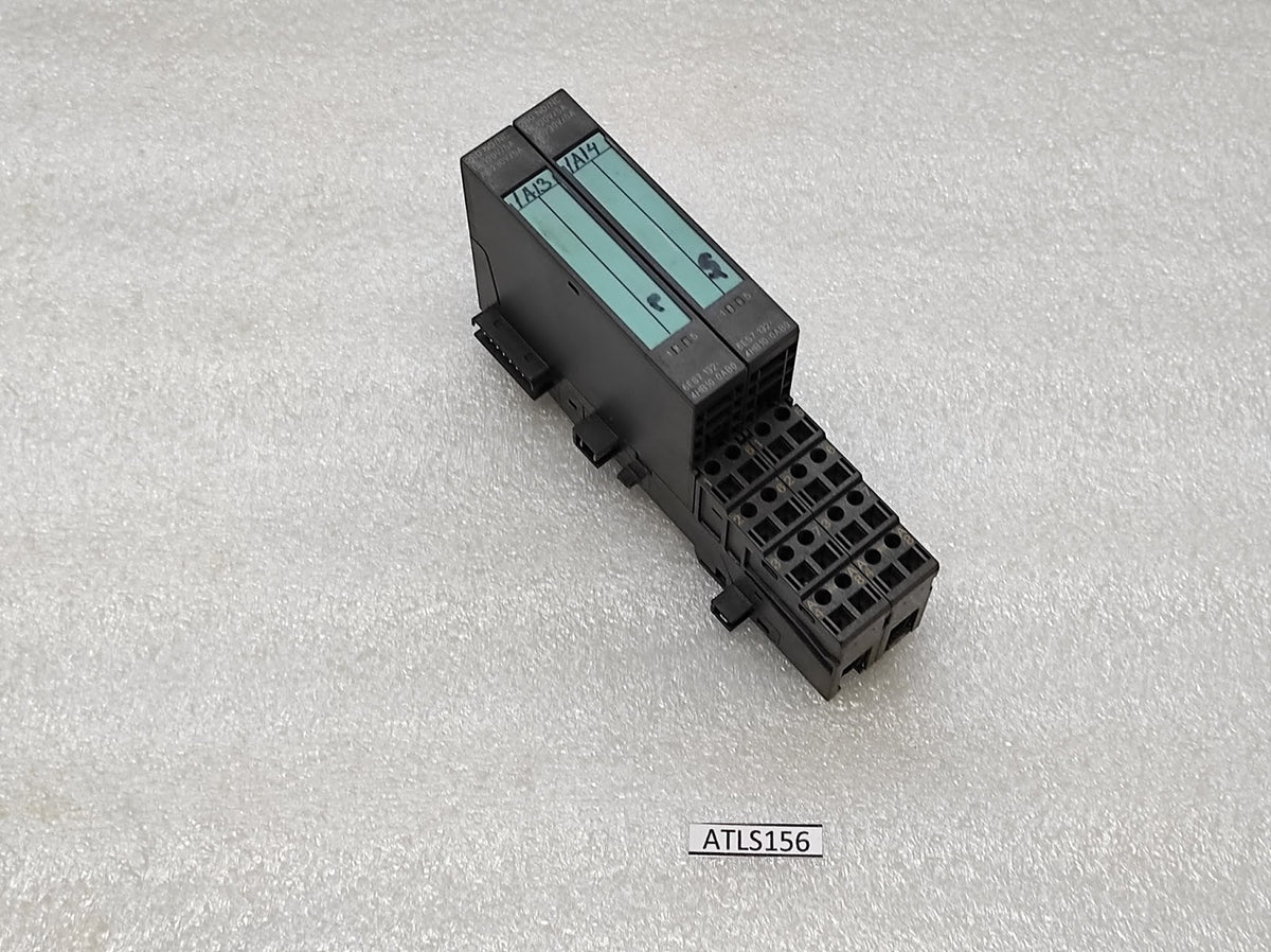 SIEMENS SIMATIC S7 6ES7 132-4HB10-0AB0 ET200S 2DO RELAY DC/AC LOT OF 2 UNIT