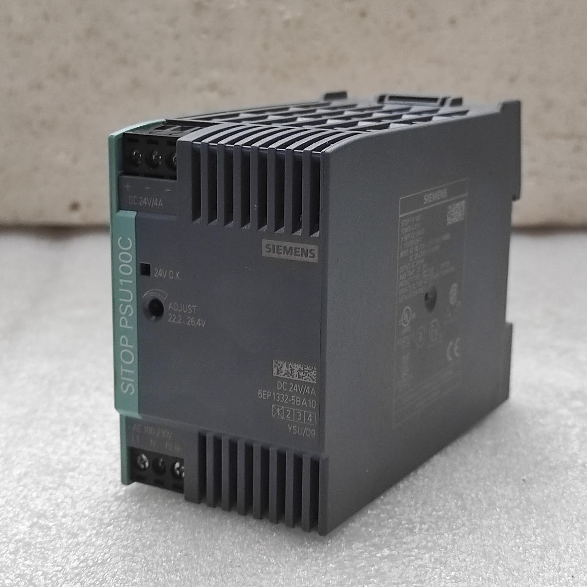 SIEMENS SITOP PSU100C 6EP1 332-5BA10 POWER SUPPLY 24VDC