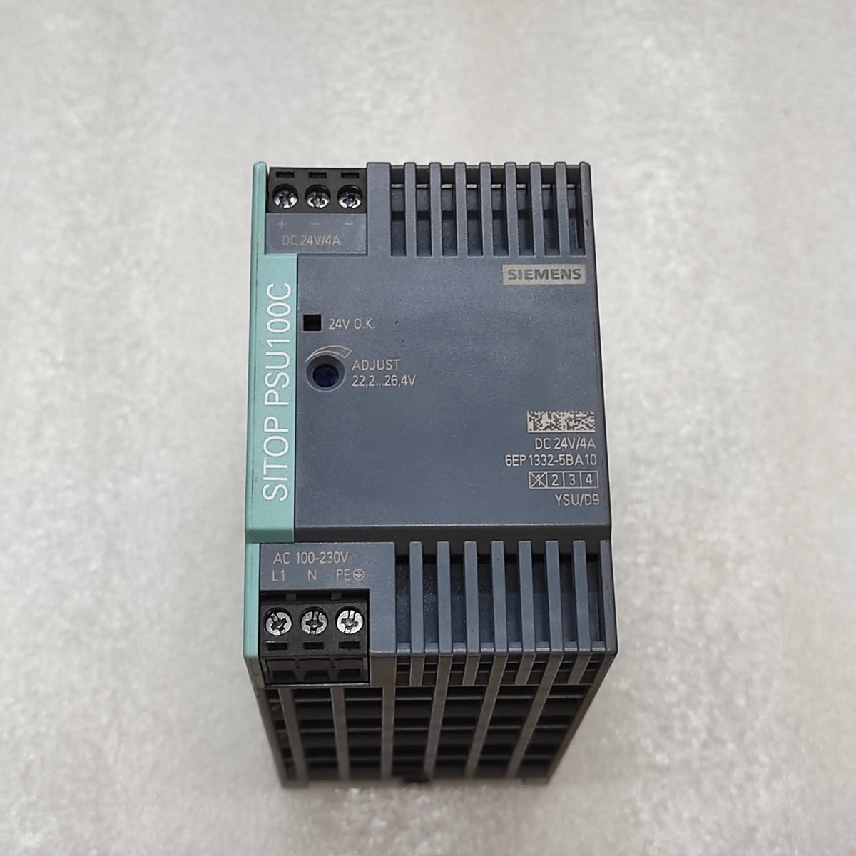 SIEMENS SITOP PSU100C 6EP1 332-5BA10 POWER SUPPLY 24VDC