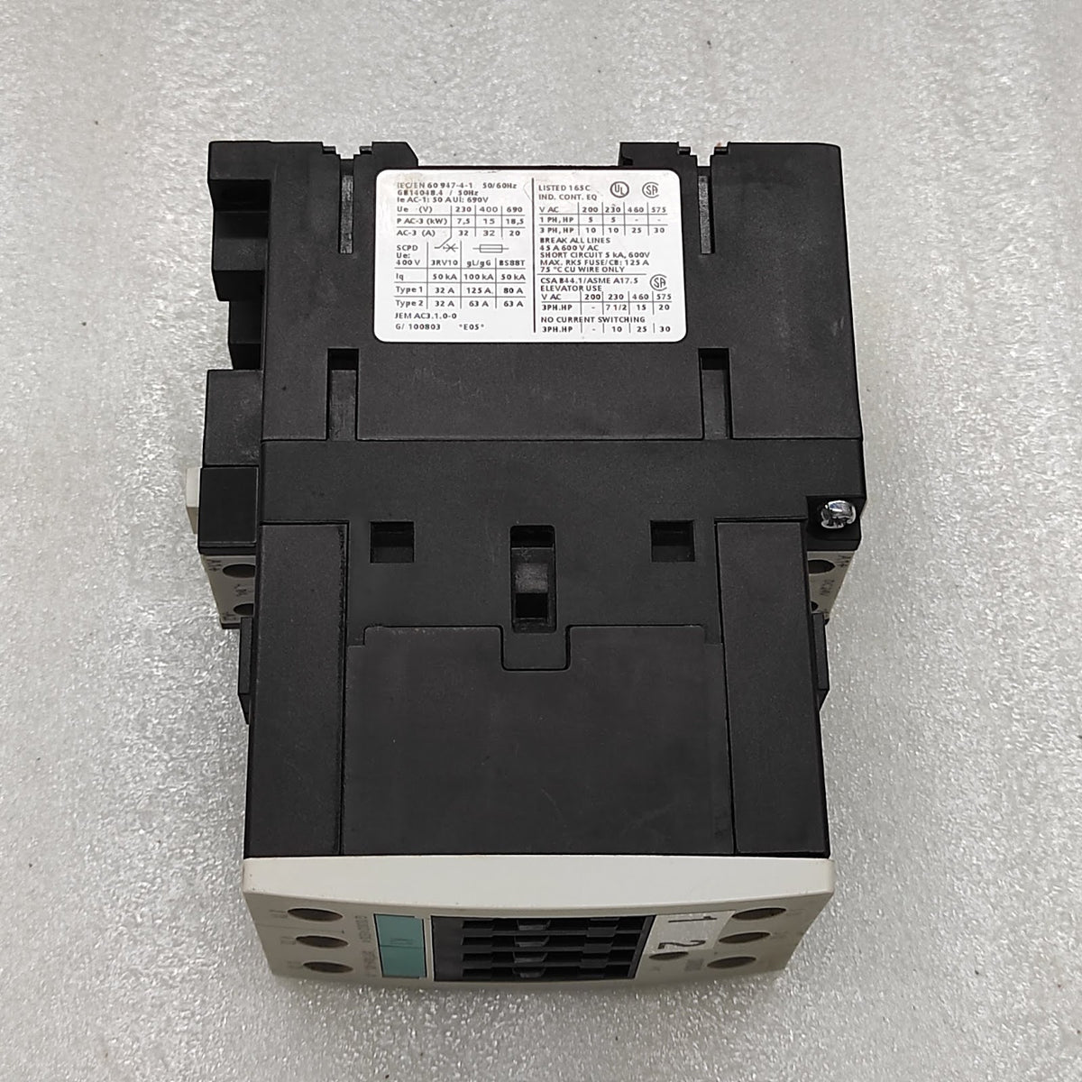 SIEMENS SRT1034-1B CONTACTOR