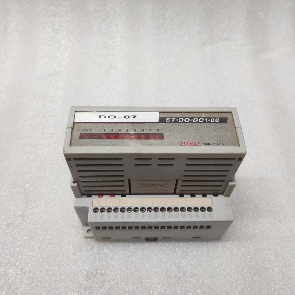 SIXNET ST-DO-DC1-08 8-DISCRETE OUTPUT MODULE ST-DO-DC1-08UB