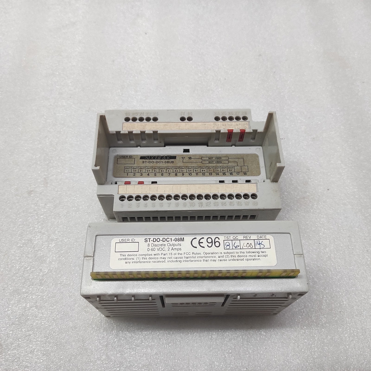 SIXNET ST-DO-DC1-08 8-DISCRETE OUTPUT MODULE ST-DO-DC1-08UB