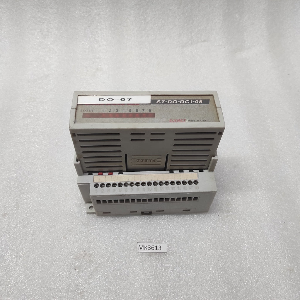 SIXNET ST-DO-DC1-08 8-DISCRETE OUTPUT MODULE ST-DO-DC1-08UB