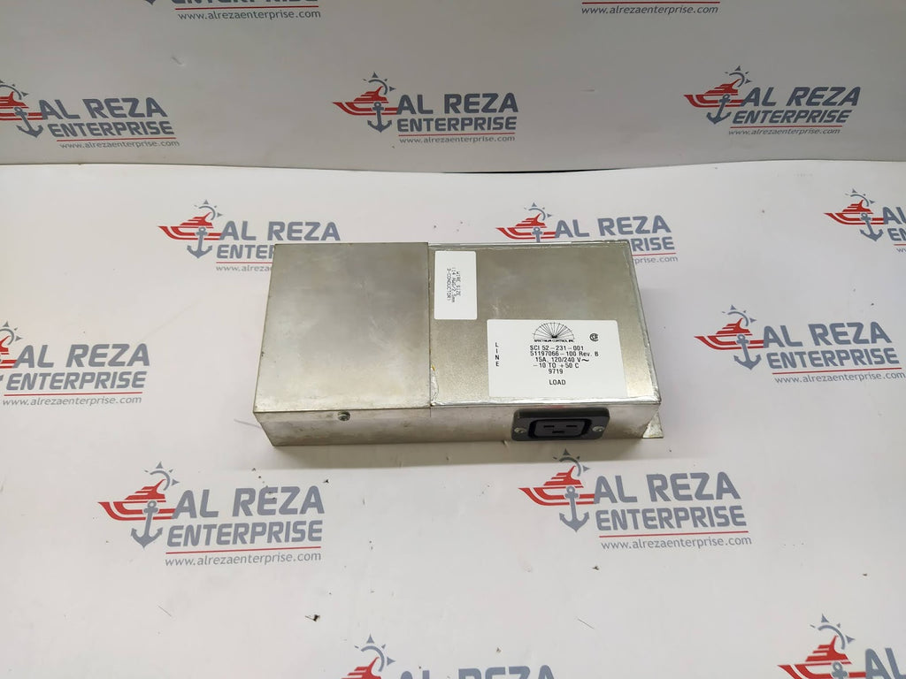 SPECTRUM CONTROL SCI 52-231-001 51197066-100 REV B 120/240V 15A