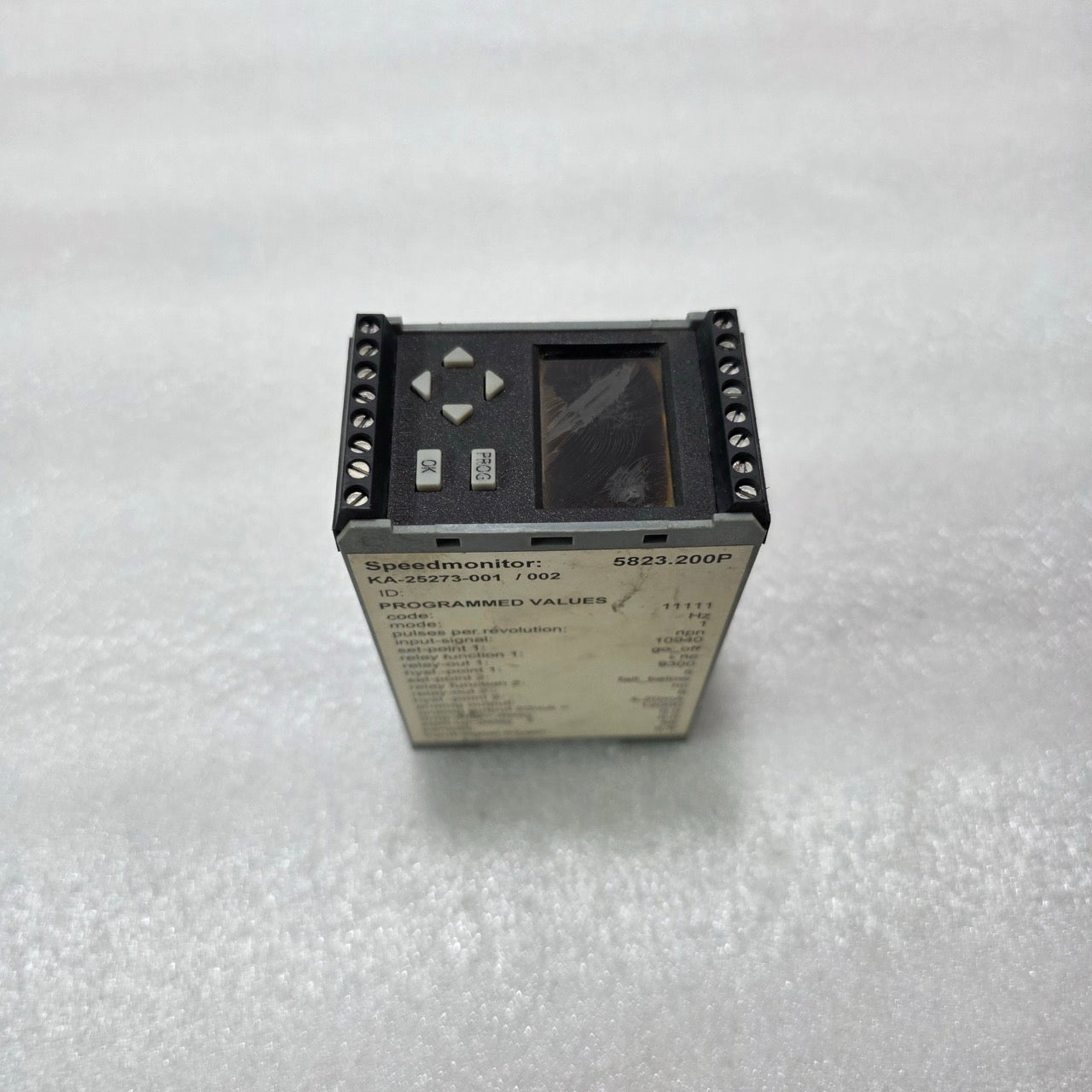 RHEINTACHO 5823.200P SPEEDMONITOR RPM MONITORING RELAY 24VDC 4-20MA 2 RELAY