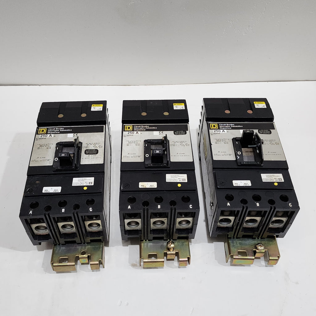 SQUARE D KC3425035 CIRCUIT BREAKER 250A 480V