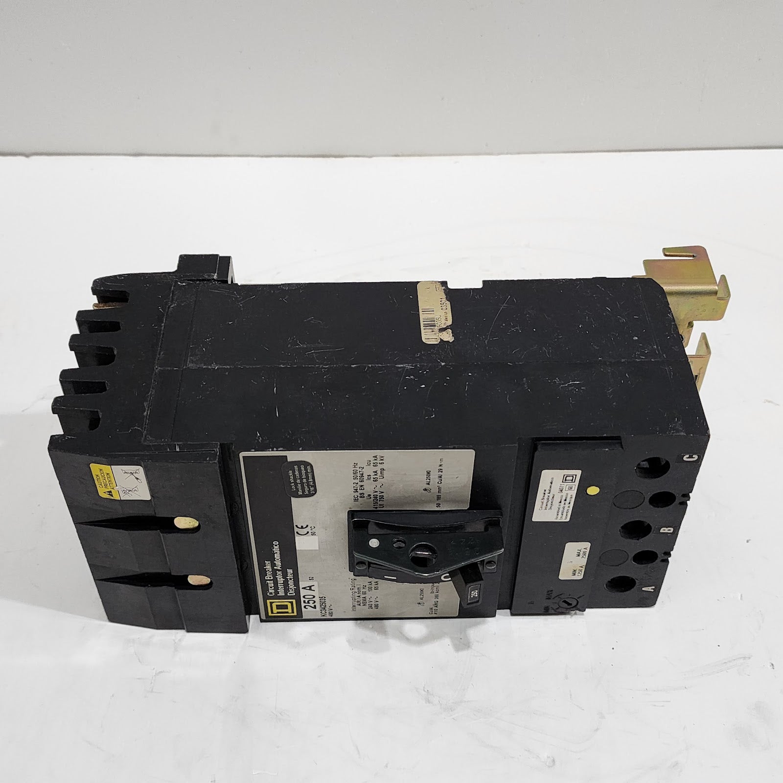 SQUARE D KC3425035 CIRCUIT BREAKER 250A 480V