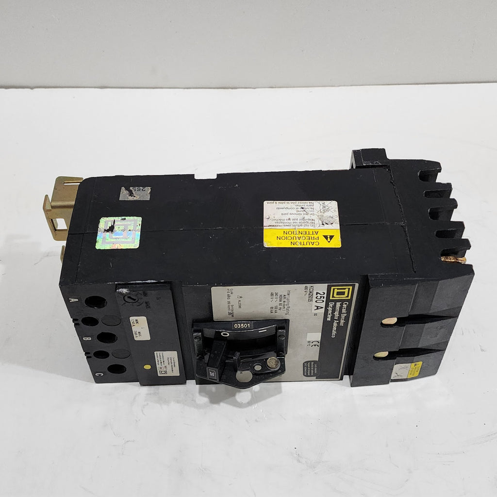 SQUARE D KC3425035 CIRCUIT BREAKER 250A 480V