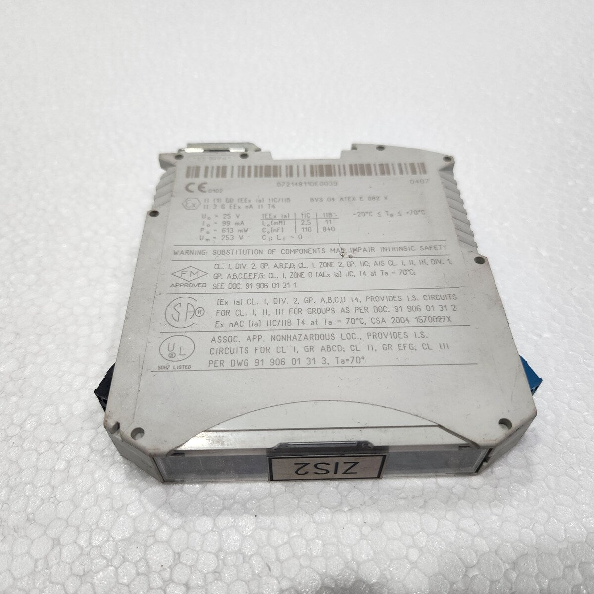 STAHL 9167/13-11-00 LOOP POWERED ISOLATING REPEATER