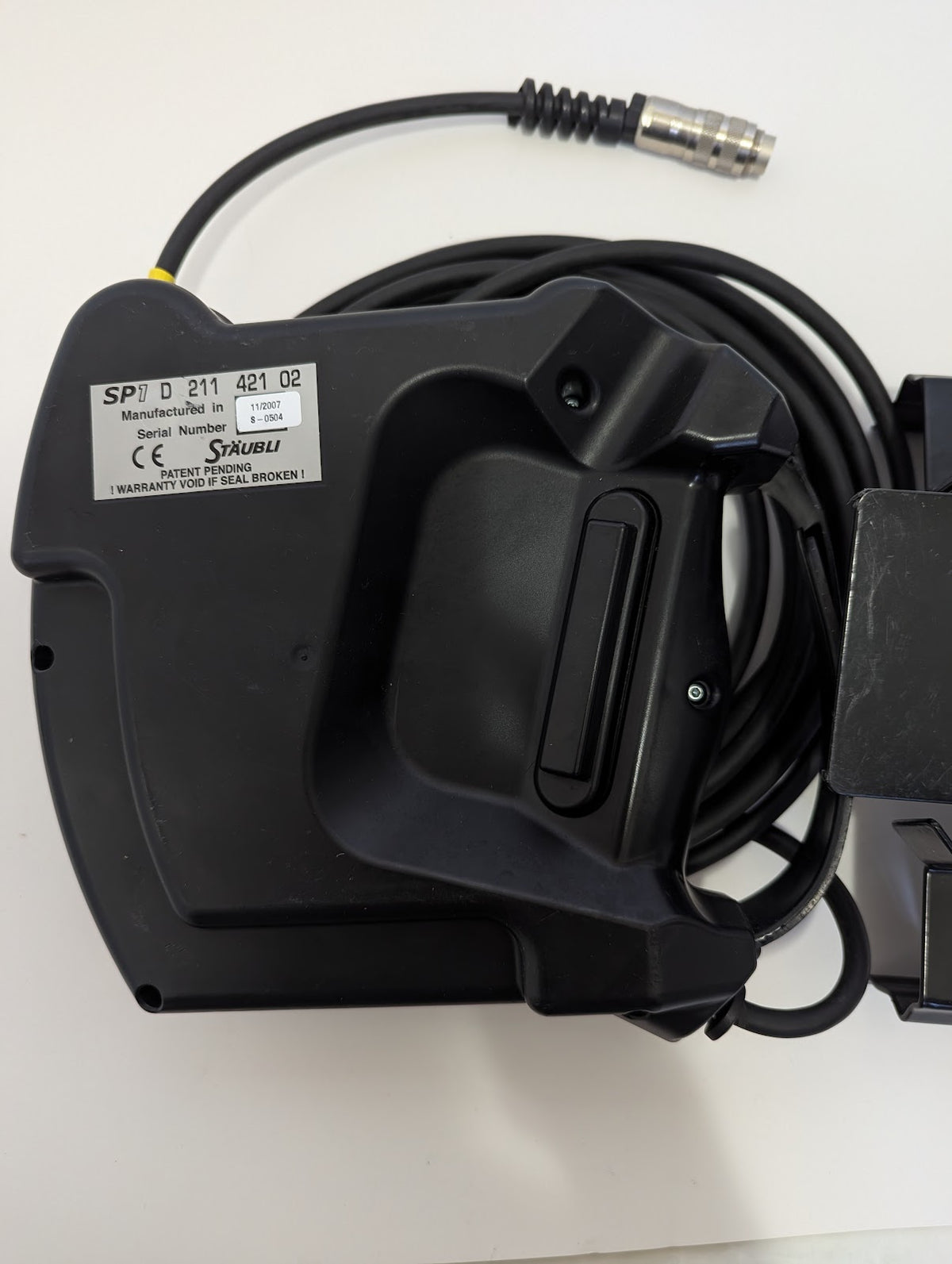 STAUBLI ROBOT CONTROL TEACH PENDANT SP1 D21142102