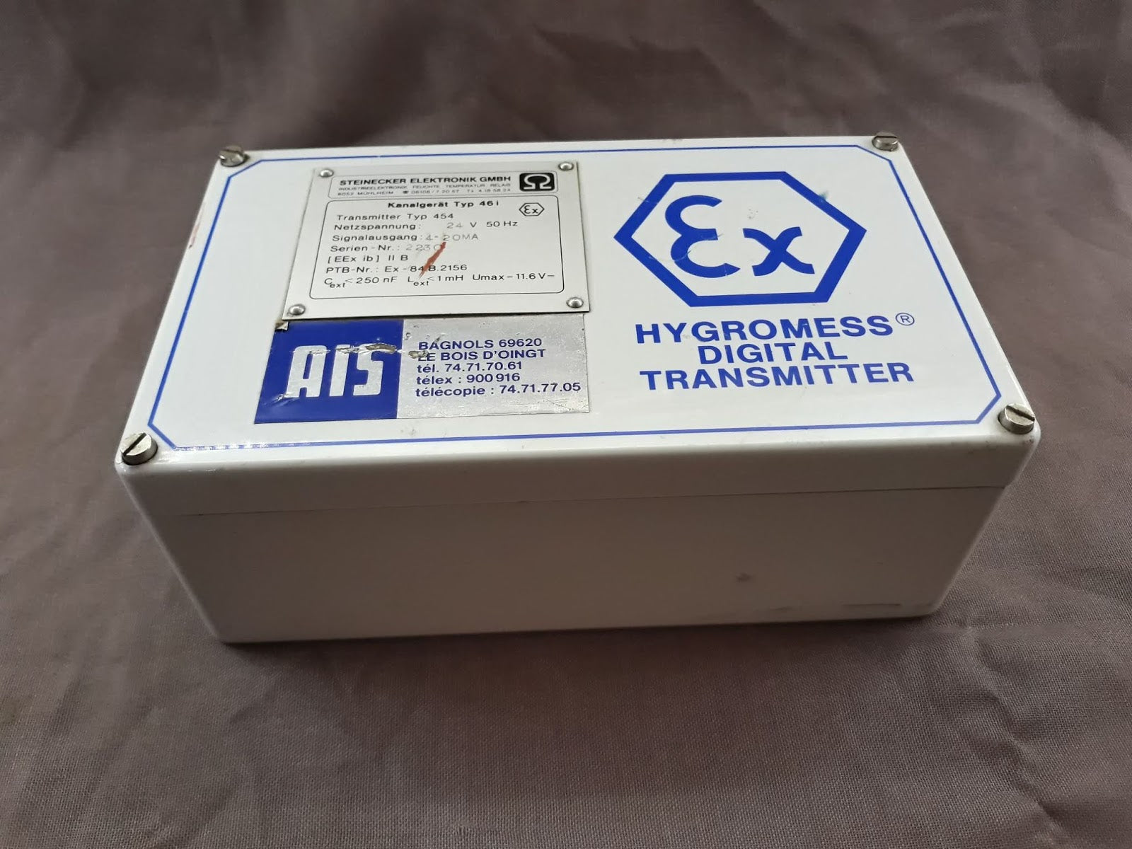 Steinecker Elektronik Transmitter Type 454 AIS Hygromess Digital Transmitter 460