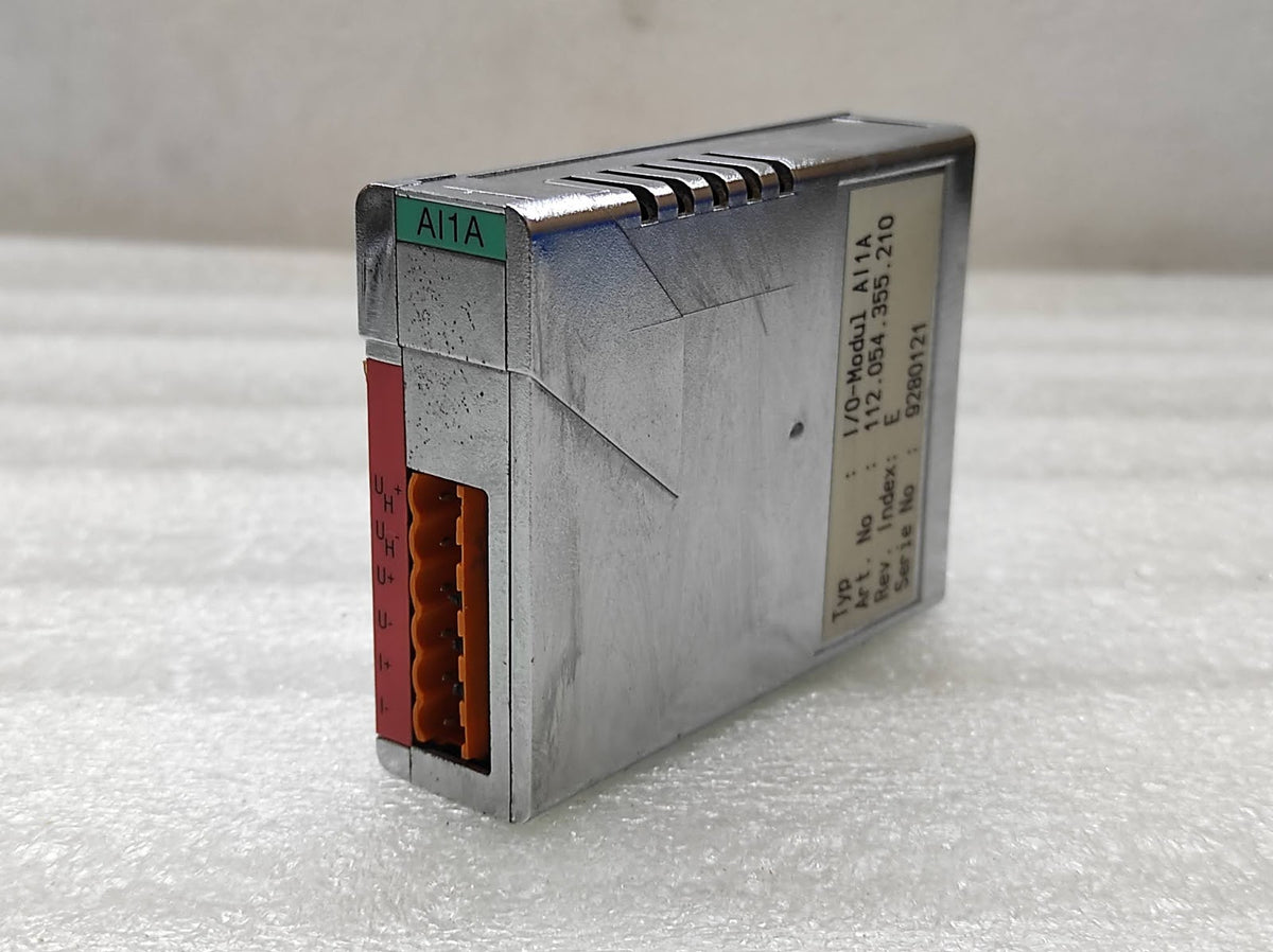 SULZER 112.054.355.210 I/O MODULE AI1A REV E