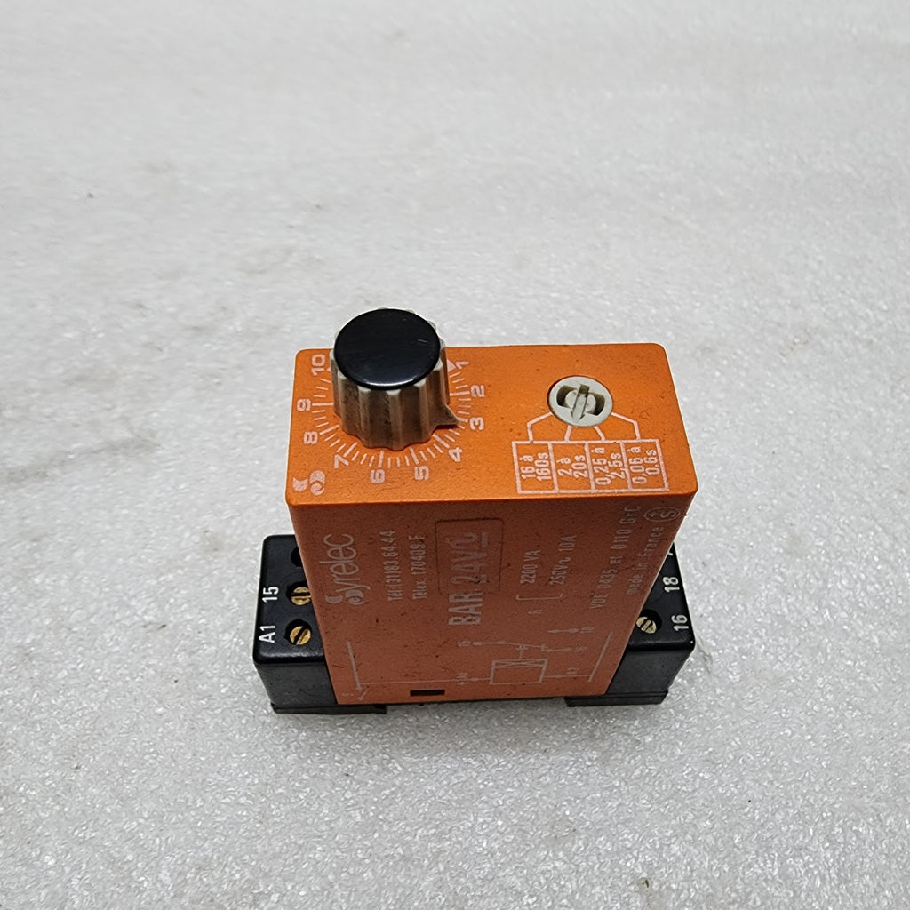 SYRELEC BAR TIMER RELAY 24VAC-DC
