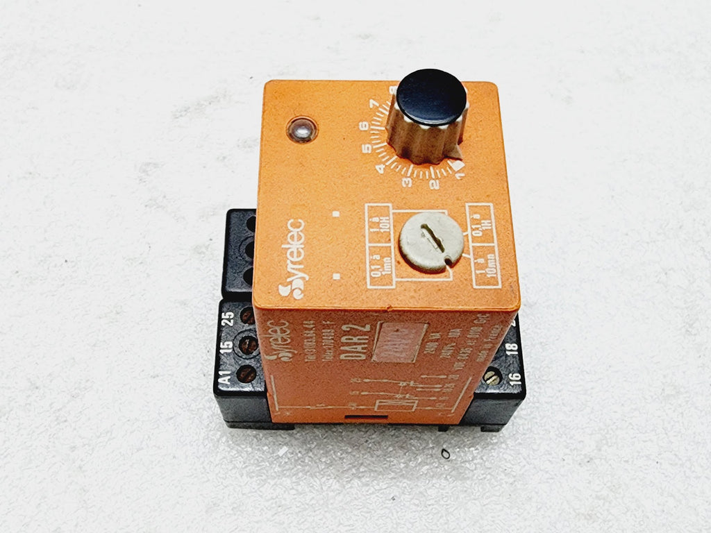 SYRELEC DAR2 TIMER RELAY 24VAC-DC