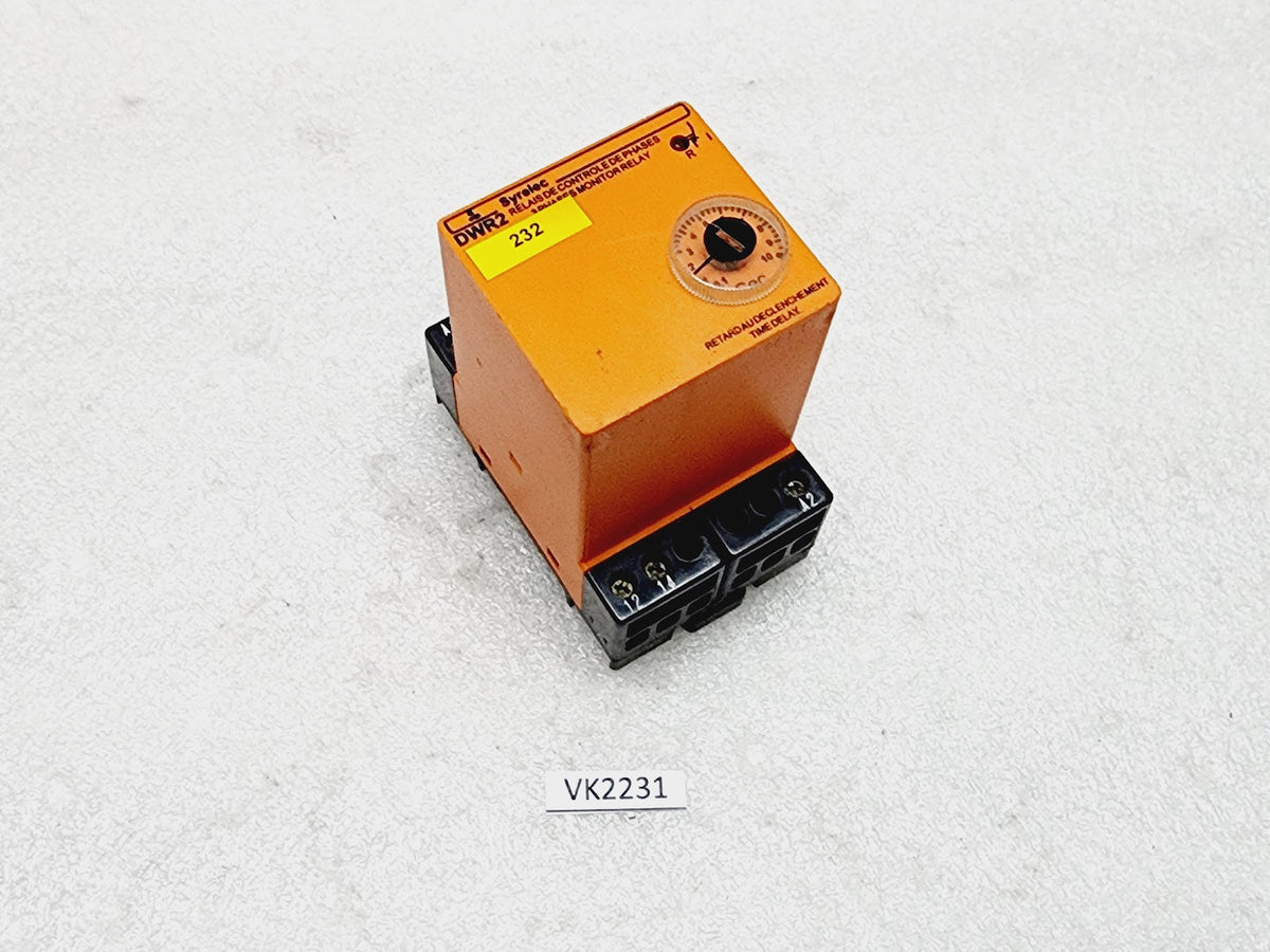 SYRELEC DWR2 TIMER RELAY 400-415V