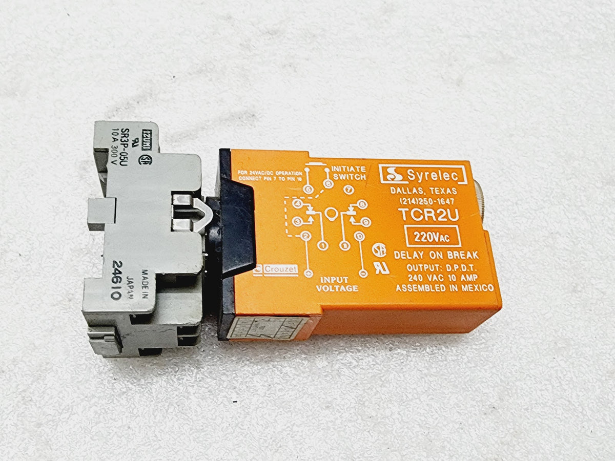 SYRELEC TCR2U TIMER RELAY 220VAC