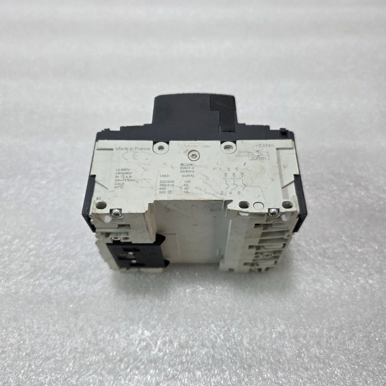 SE NG125 LMA 3P 63A MA CURVE CIRCUIT BREAKER 18886 MOTOR PRE-OWNED