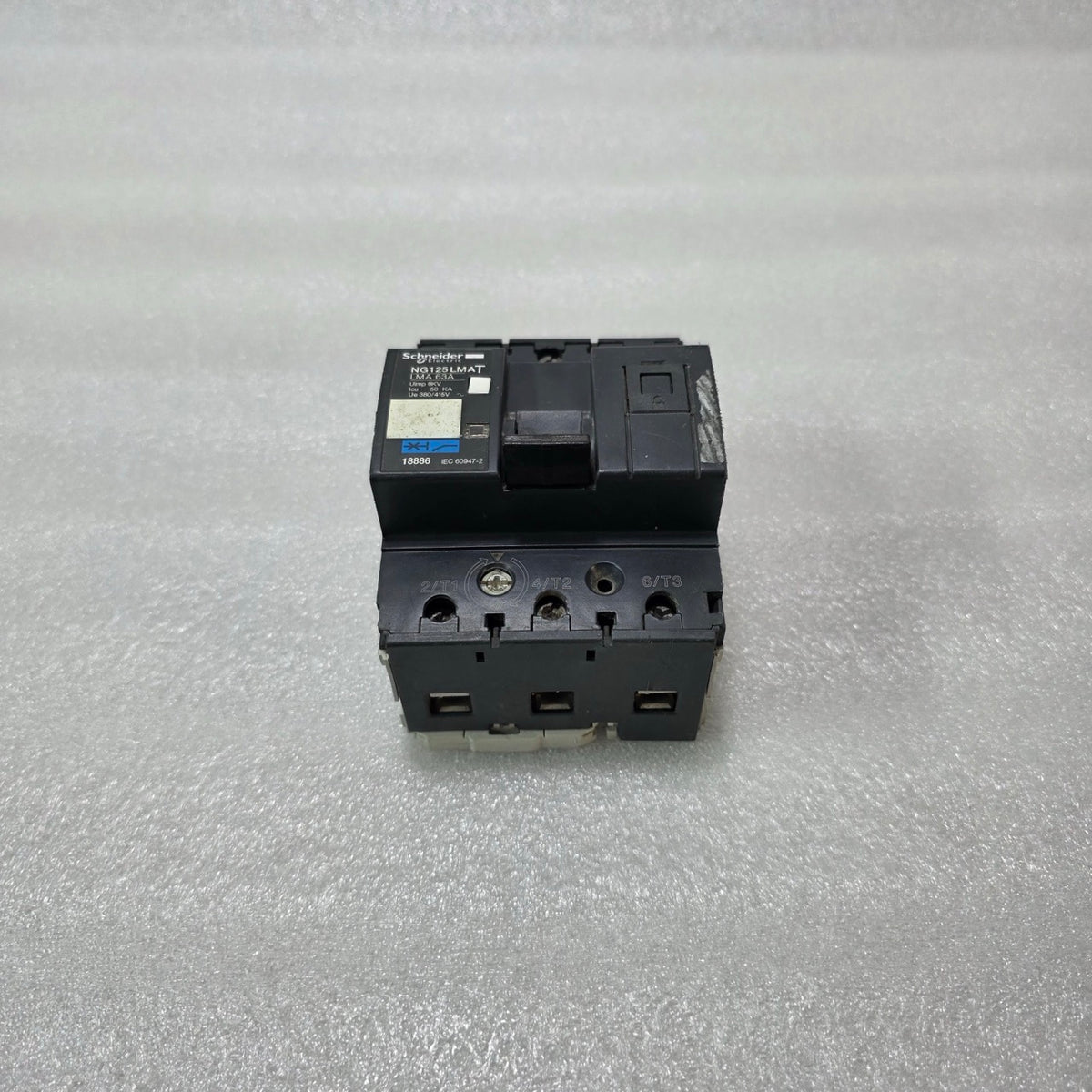 SE NG125 LMA 3P 63A MA CURVE CIRCUIT BREAKER 18886 MOTOR PRE-OWNED