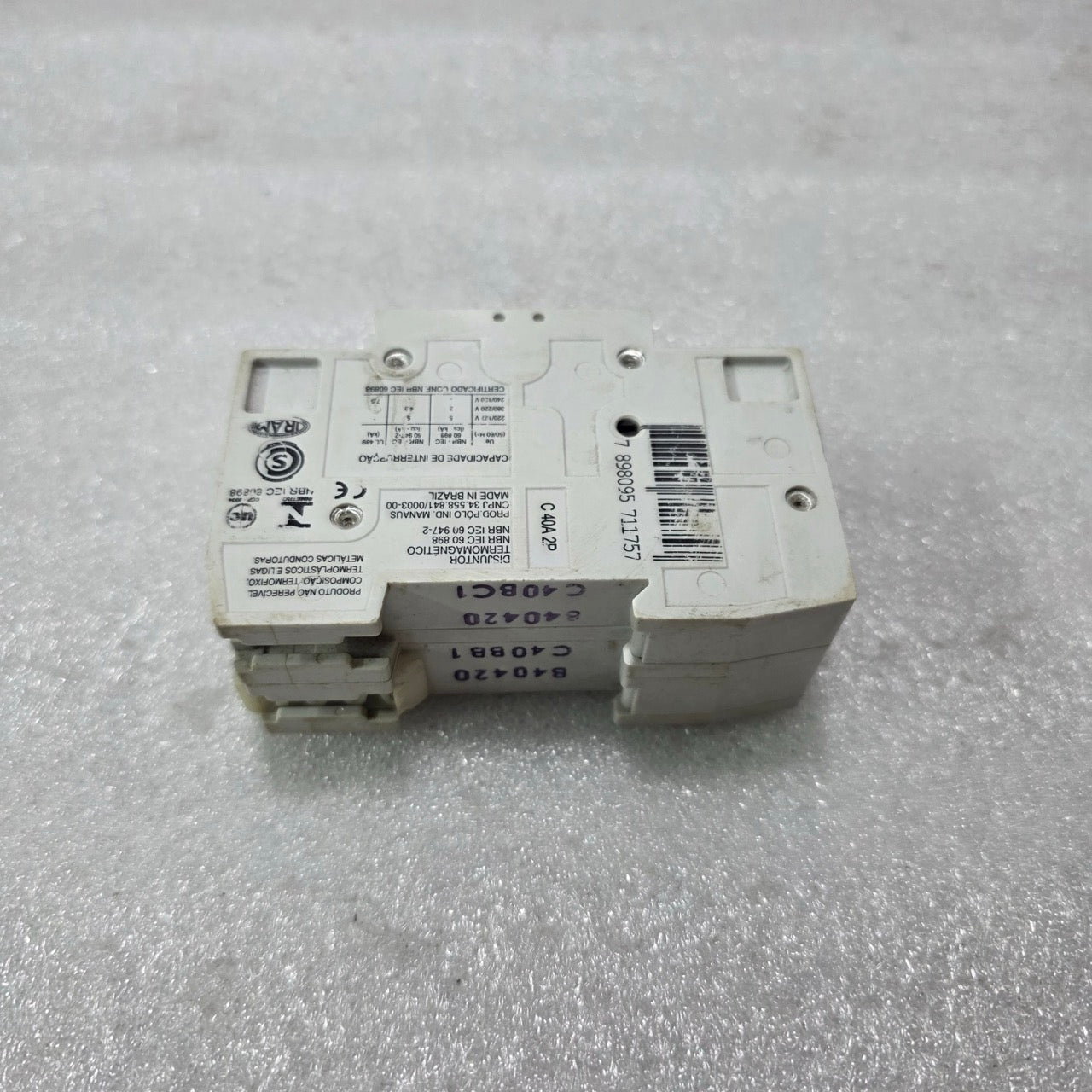 SIEMENS 5SX12 40A 2-POLE TYPE C MCB 380V 440V 3kA INDUSTRIAL CIRCUIT BREAKER