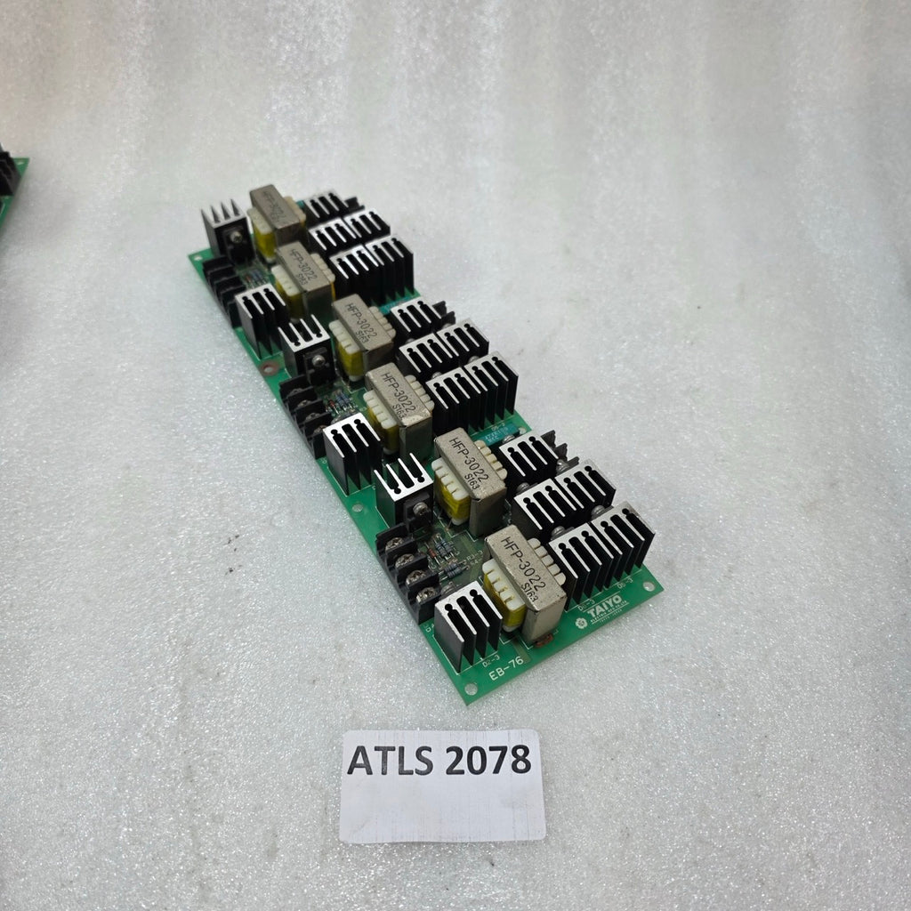 TAIYO EB-76 POWER DRIVER PCB WITH HFP-3022 MODULES | INDUSTRIAL CONTROL BOARD |