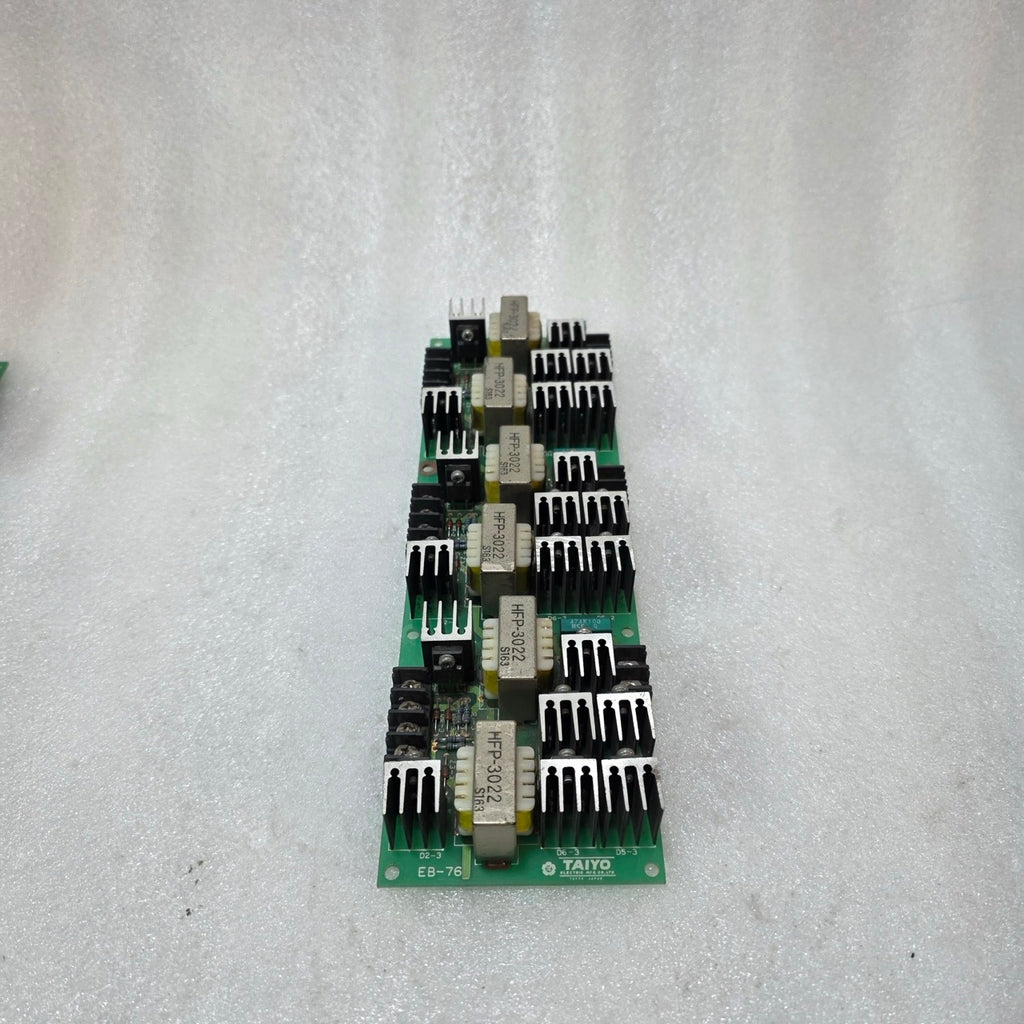TAIYO EB-76 POWER DRIVER PCB WITH HFP-3022 MODULES | INDUSTRIAL CONTROL BOARD |