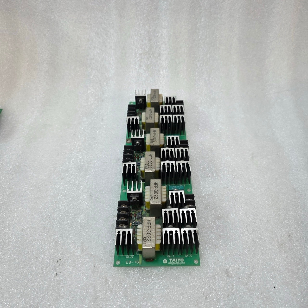 TAIYO EB-76 POWER DRIVER PCB WITH HFP-3022 MODULES | INDUSTRIAL CONTROL BOARD |