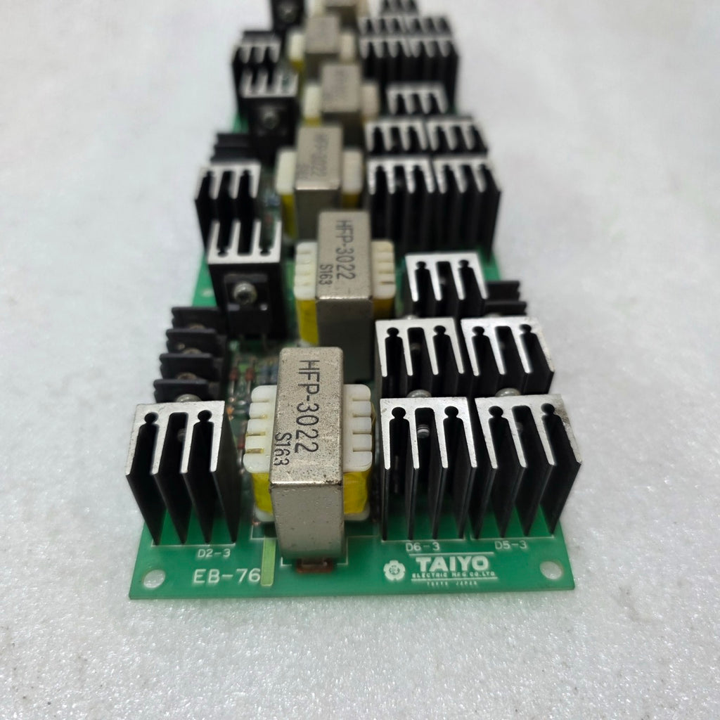 TAIYO EB-76 POWER DRIVER PCB WITH HFP-3022 MODULES | INDUSTRIAL CONTROL BOARD |
