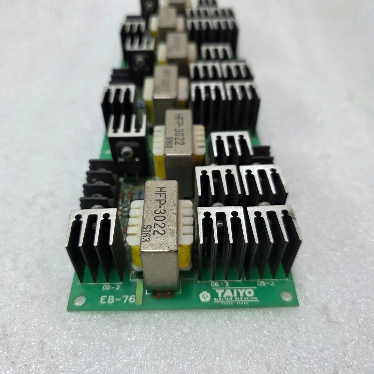 TAIYO EB-76 POWER DRIVER PCB WITH HFP-3022 MODULES | INDUSTRIAL CONTROL BOARD |