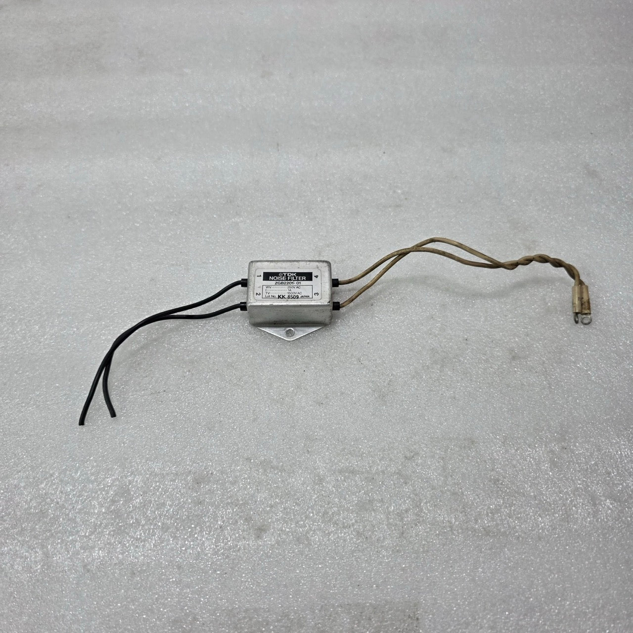 TDK ZGB2201-01 NOISE FILTER 250V AC 1A INDUSTRIAL EMI FILTER MODULE | MADE IN JA