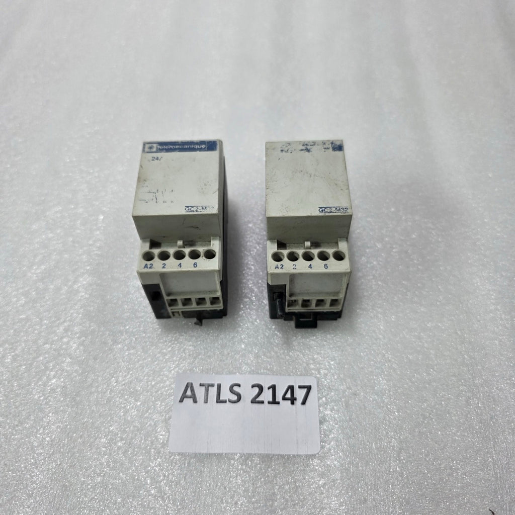 TELEMECANIQUE GC2-M32 CONTACTOR RELAY 24V COIL DIN RAIL MOUNT INDUSTRIAL CONTROL