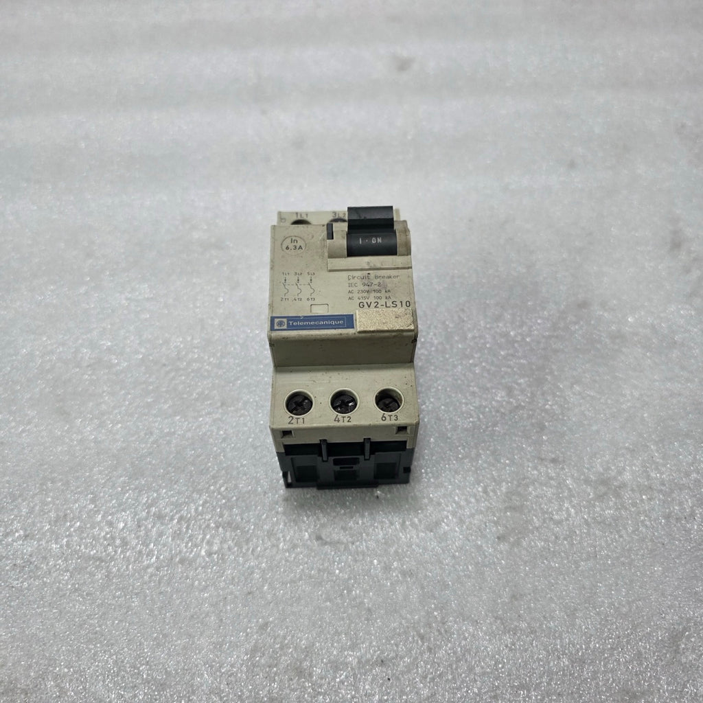 TELEMECANIQUE GV2-LS10 MOTOR CIRCUIT BREAKER 6.3A 690V 100KA IEC 947-2