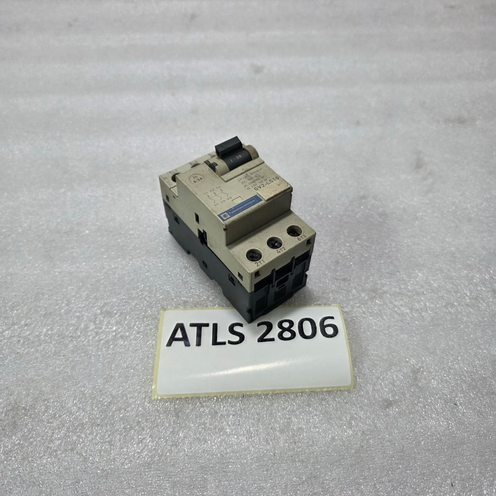 TELEMECANIQUE GV2-LS10 MOTOR CIRCUIT BREAKER 6.3A 690V 100KA IEC 947-2