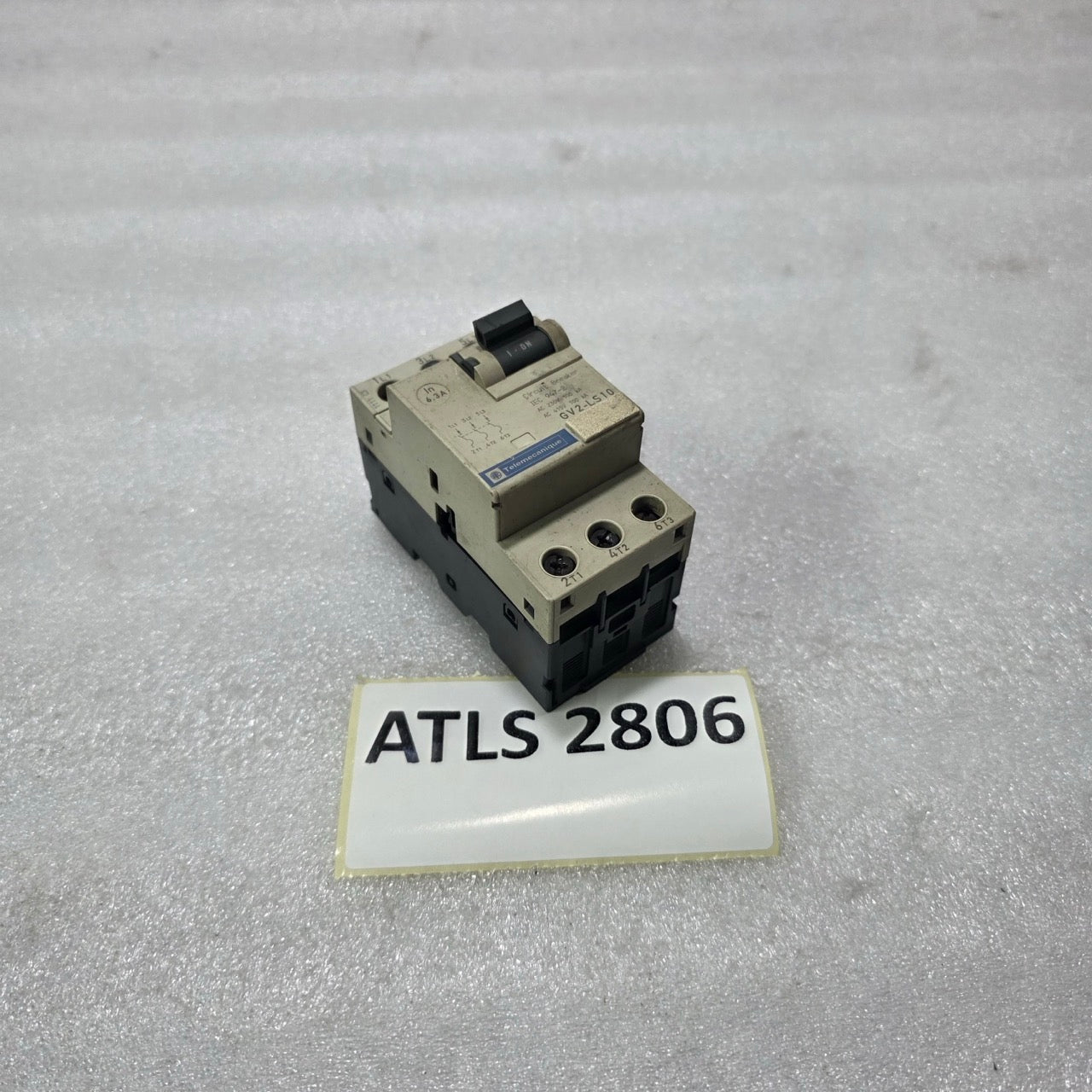 TELEMECANIQUE GV2-LS10 MOTOR CIRCUIT BREAKER 6.3A 690V 100KA IEC 947-2